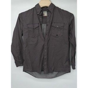 Roper Brown Floral Western Shirt, Size L‎ great condition